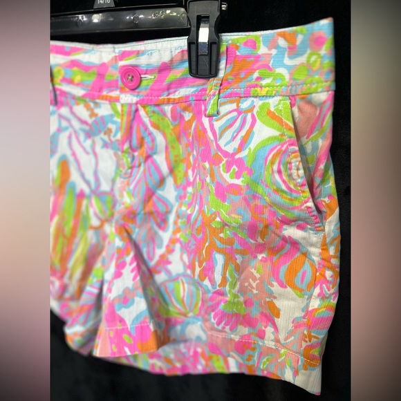 🩷💚Lilly Pulitzer | Callahan Scuba To Cuba Shorts  SZ 8- EUC🩷💚 - Picture 5 of 13